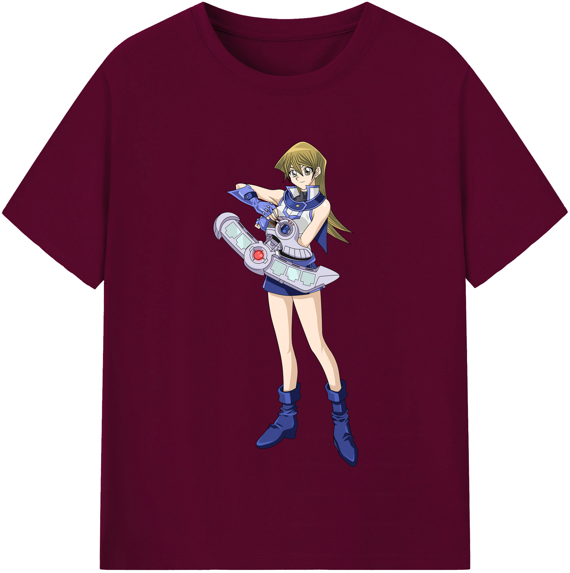 （画像用） 遊☆戯☆王 Yu-Gi-Oh! レディースカジュアルプリントTシャツ（綿100％）